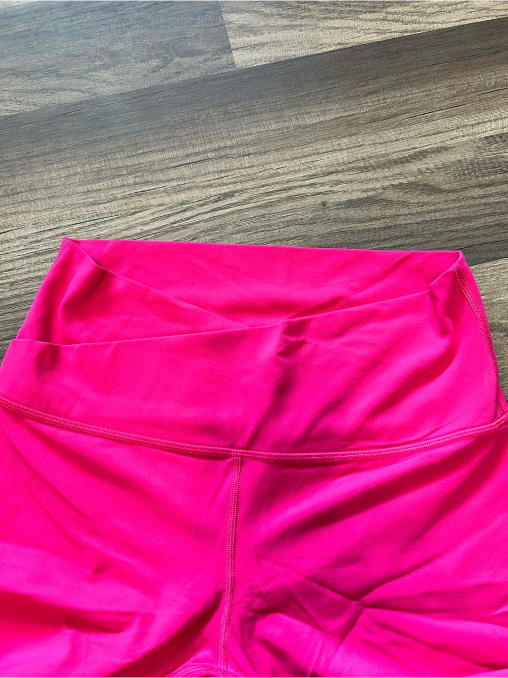 Women’s High-Rise Hot Pink Active Leggings - Picture 4 of 4